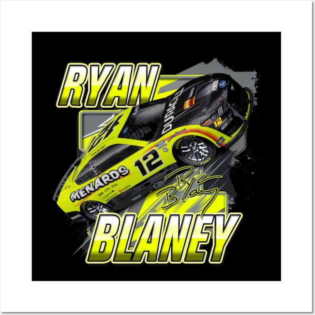 Ryan Blaney Blister Wall Art by art.Hamdan